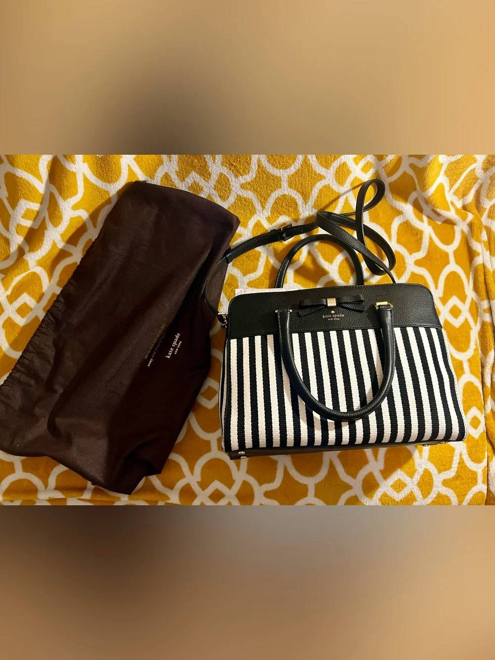 kate spade structured satchel